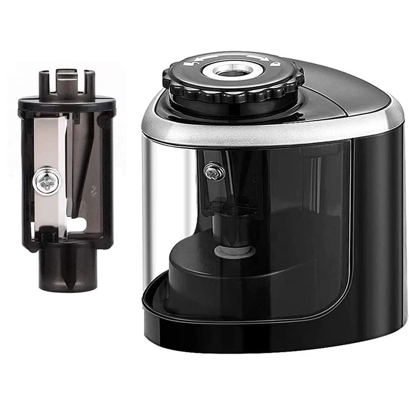 OstriGo – elektryczna temperówka 2w1 do ołówków i kredek 6–8 mm